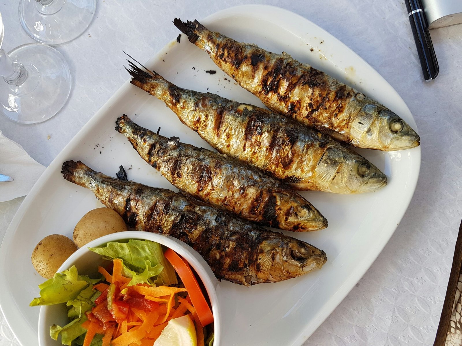 Traditional Portuguese Food, fresh fish