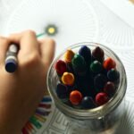 crayons coloring book summer
